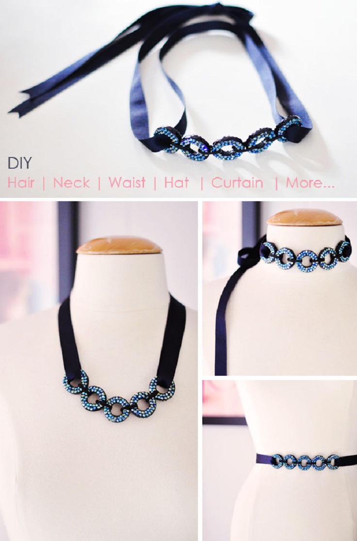 beautiful & creative diy scarf a tie 10 DIY  Accessories  TOP Hair Inspired Top