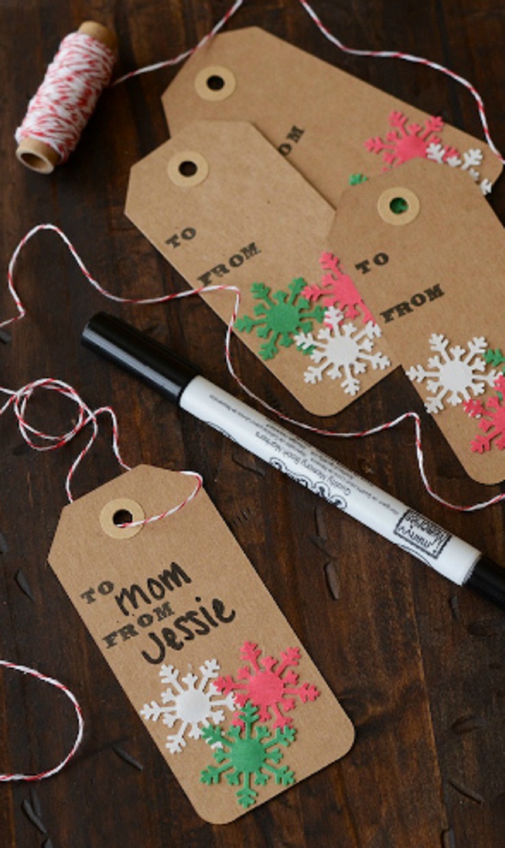 Top 10 DIY Christmas Gift Tags