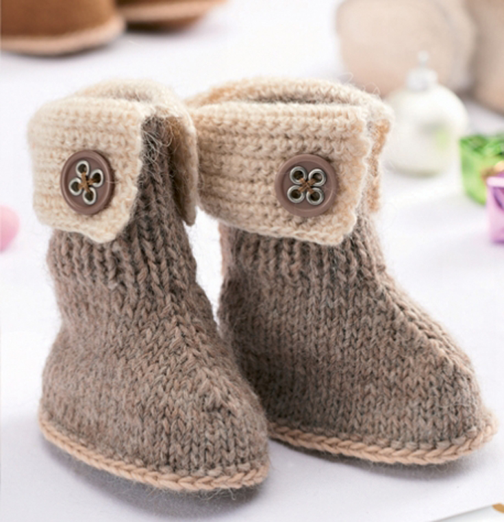 Top 10 Free Patterns For Knitting And Crocheting Baby Booties