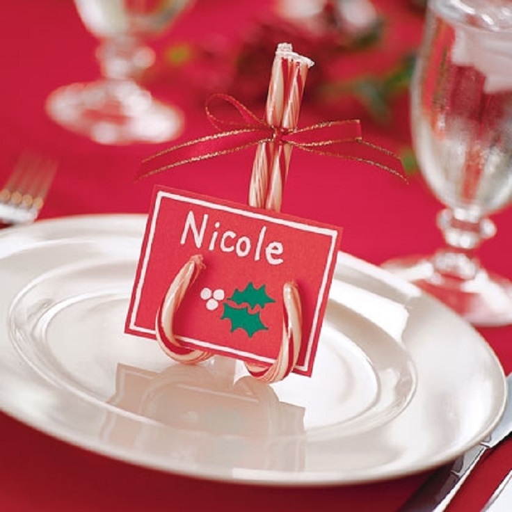 place setting name tag holders
